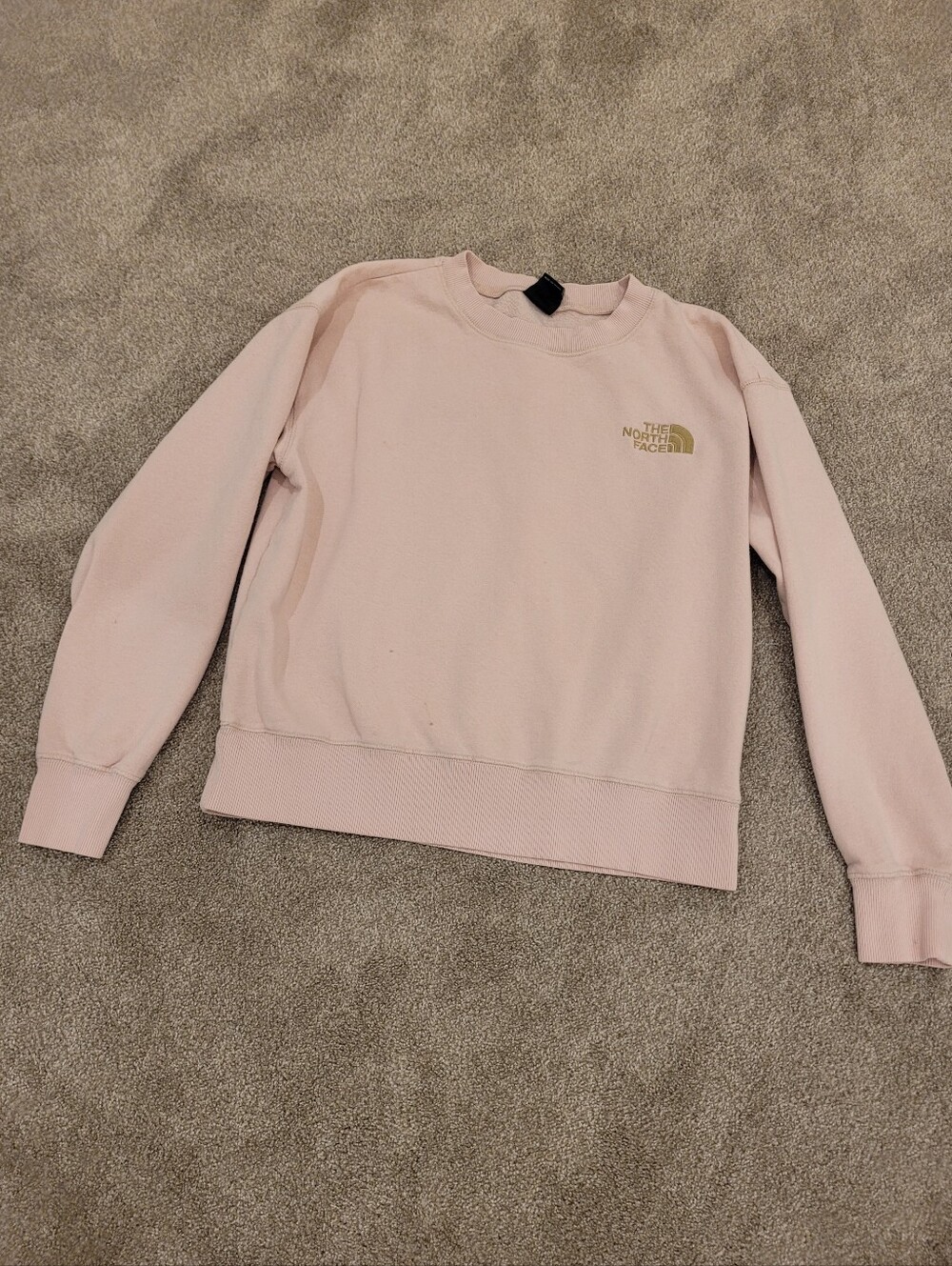 The North Face Womens Pink Crew Sweatshirt Size Small